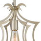 ELK SHOWROOM 12061/1 Delray 11'' Wide 1-Light Mini Pendant - Aged Silver