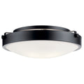 KICHLER 42275BK Lytham 3 Light Flush Mount Brushed Nickel