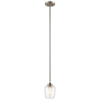 KICHLER 44380NICS Valserrano 7.75" 1 Light Mini Pendant Brushed Nickel