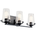 KICHLER 45297BK Alton 3 Light Vanity Light Chrome
