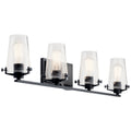 KICHLER 45298BK Alton 4 Light Vanity Light Chrome