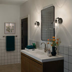 KICHLER 45664BK Gunnison 1 Light Wall Sconce Chrome