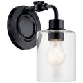 KICHLER 45664BK Gunnison 1 Light Wall Sconce Chrome