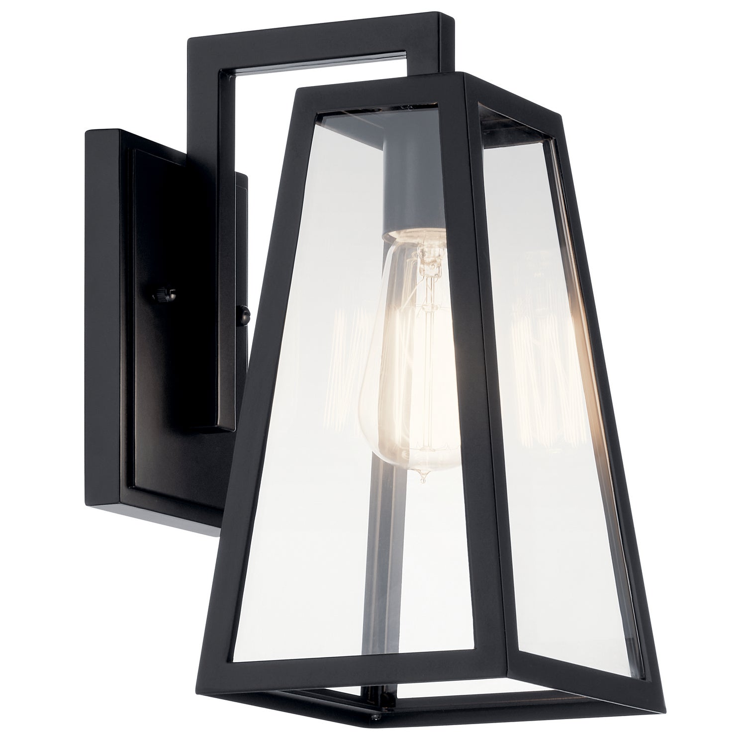KICHLER 49330BK Delison 11.5" 1 Light Wall Light Rubbed Bronze