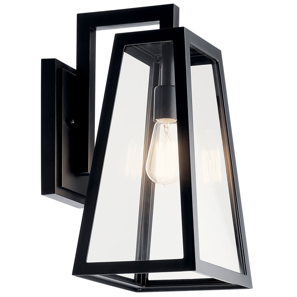 KICHLER 49332BK Delison 16.75" 1 Light Wall Light Rubbed Bronze