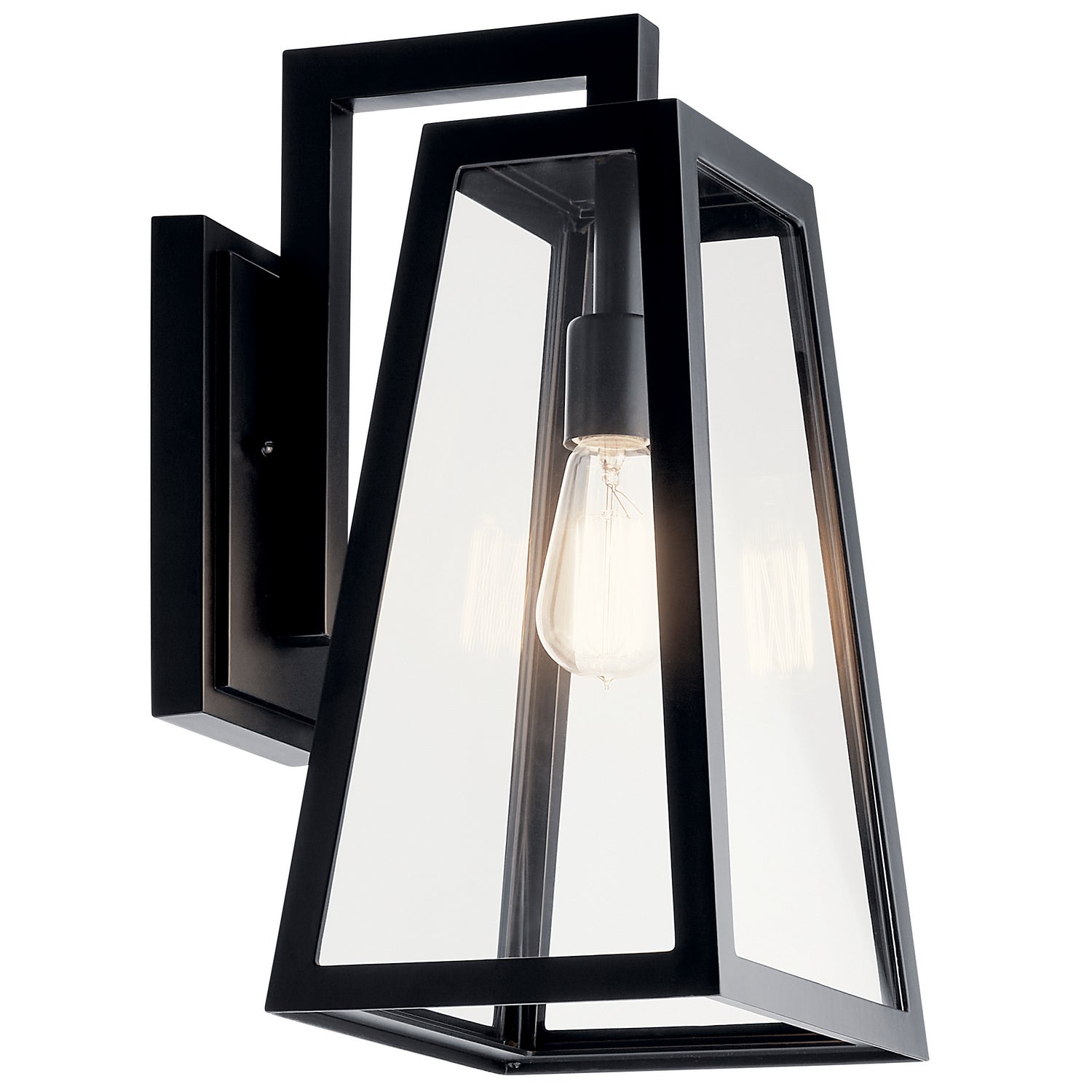KICHLER 49332BK Delison 16.75" 1 Light Wall Light Rubbed Bronze