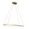 ELAN 84312CG Koloa LED Ring Chandelier - Champagne Gold