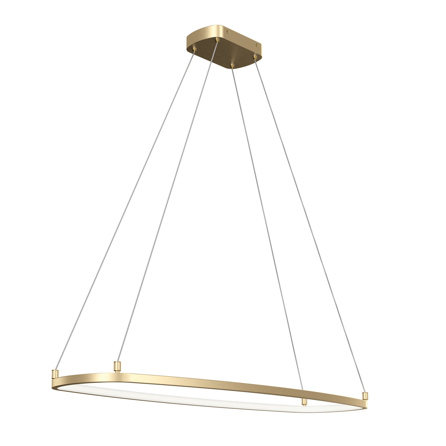 ELAN 84312CG Koloa LED Ring Chandelier - Champagne Gold