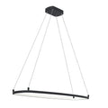 ELAN 84312MBK Koloa LED Ring Chandelier - Matte Black