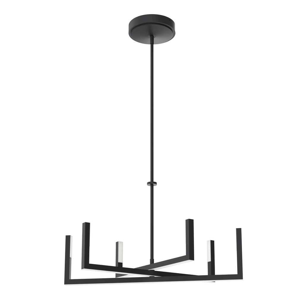 ELAN 84313MBK Priam LED Chandelier - Matte Black