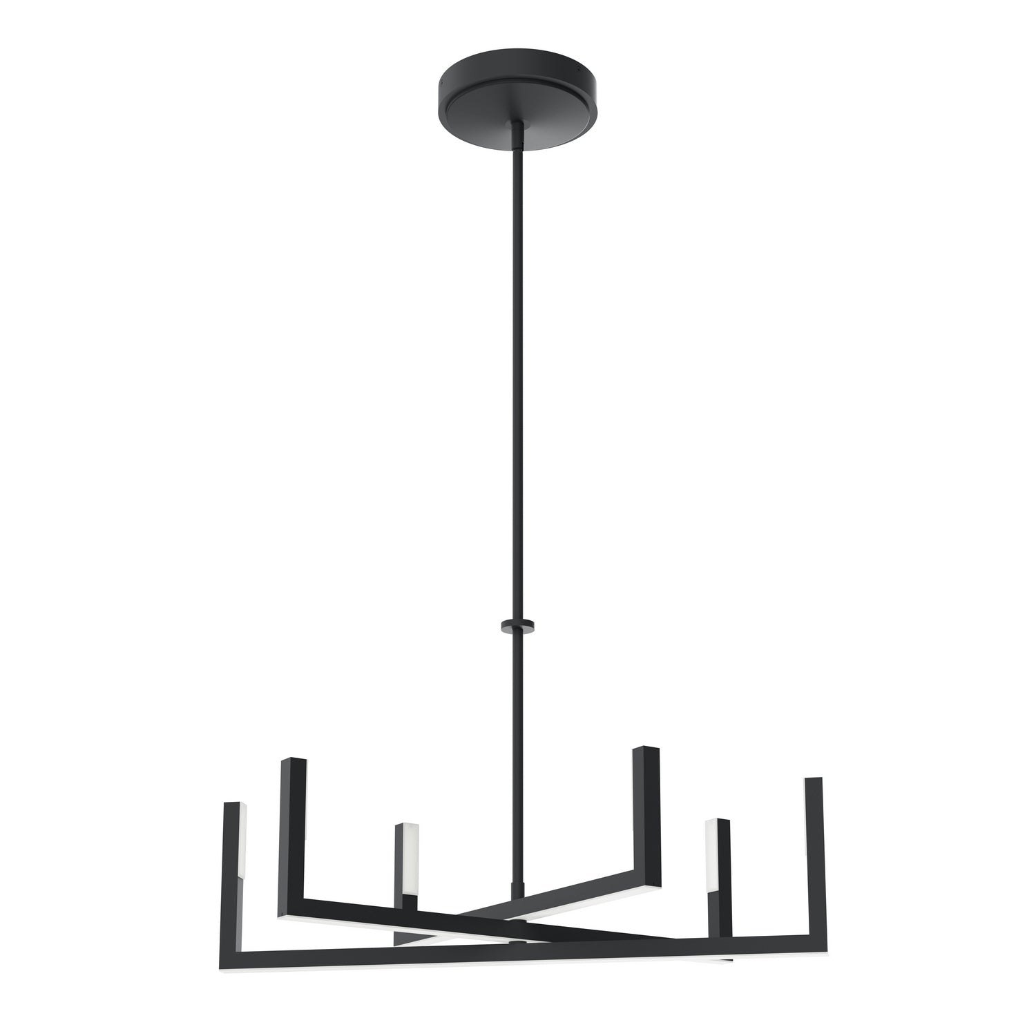 ELAN 84313MBK Priam LED Chandelier - Matte Black