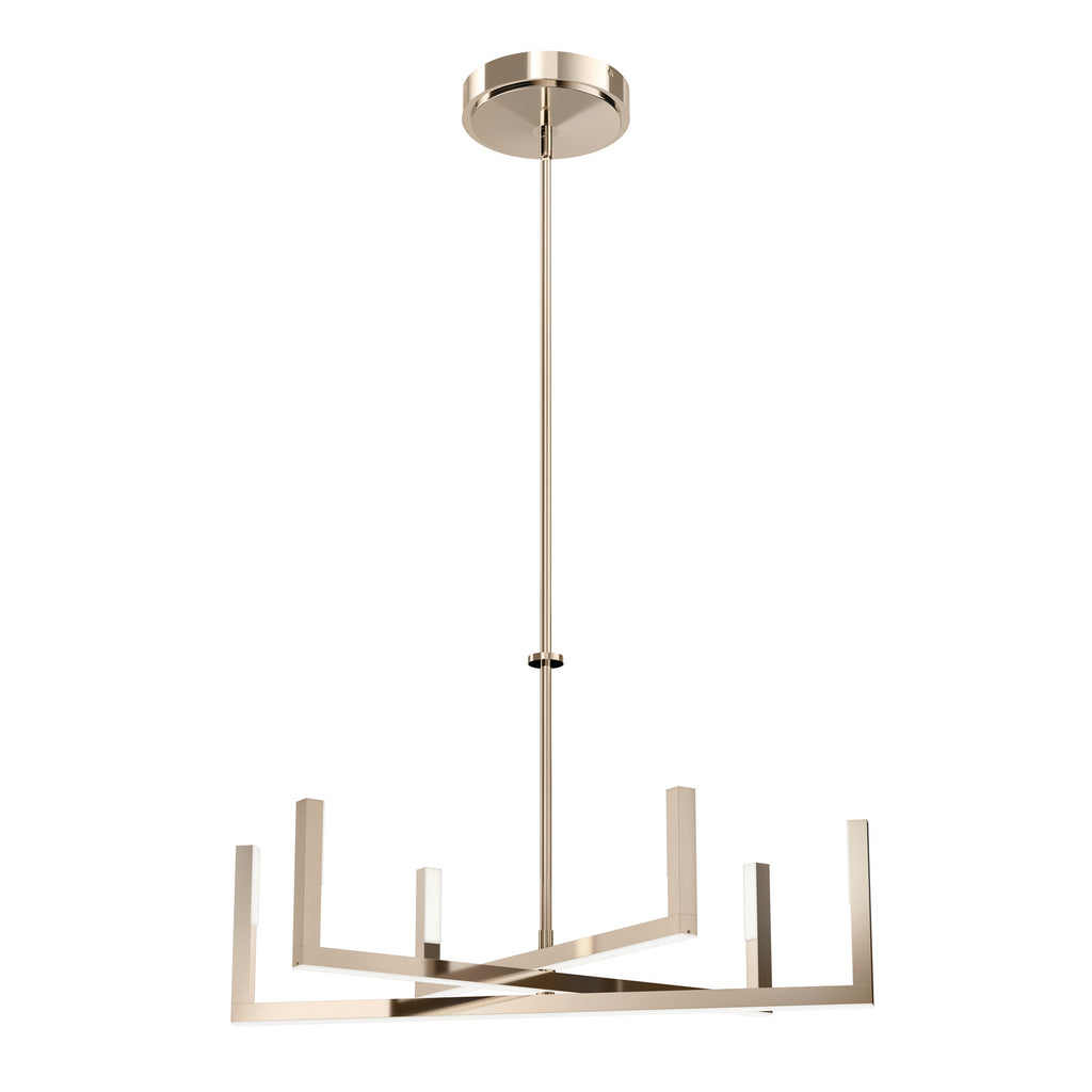 ELAN 84313PN Priam LED Chandelier - Polished Nickel