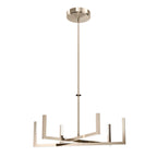 ELAN 84313PN Priam LED Chandelier - Polished Nickel