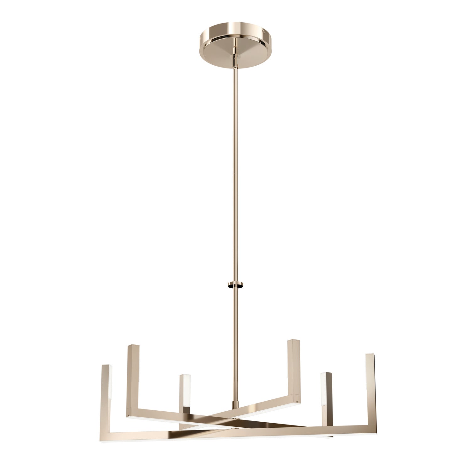 ELAN 84313PN Priam LED Chandelier - Polished Nickel
