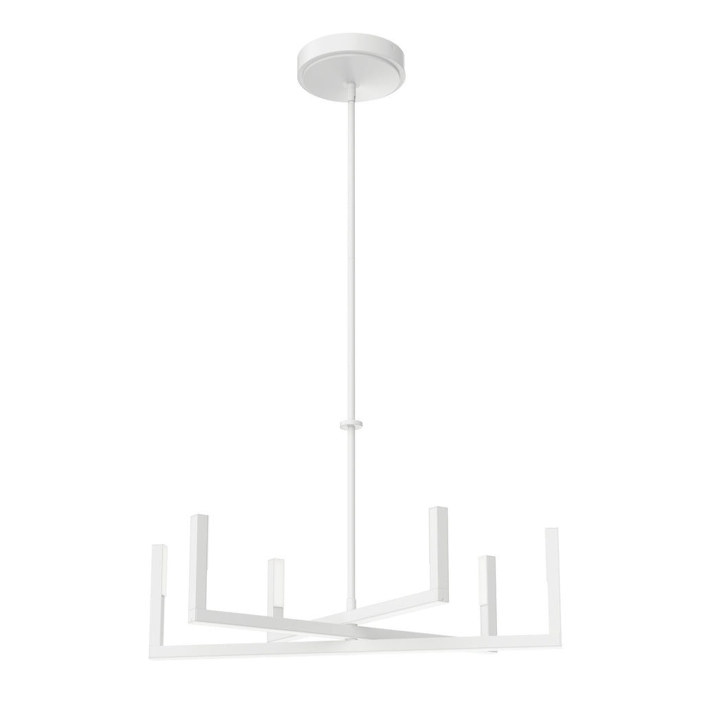 ELAN 84313WH Priam LED Chandelier - White