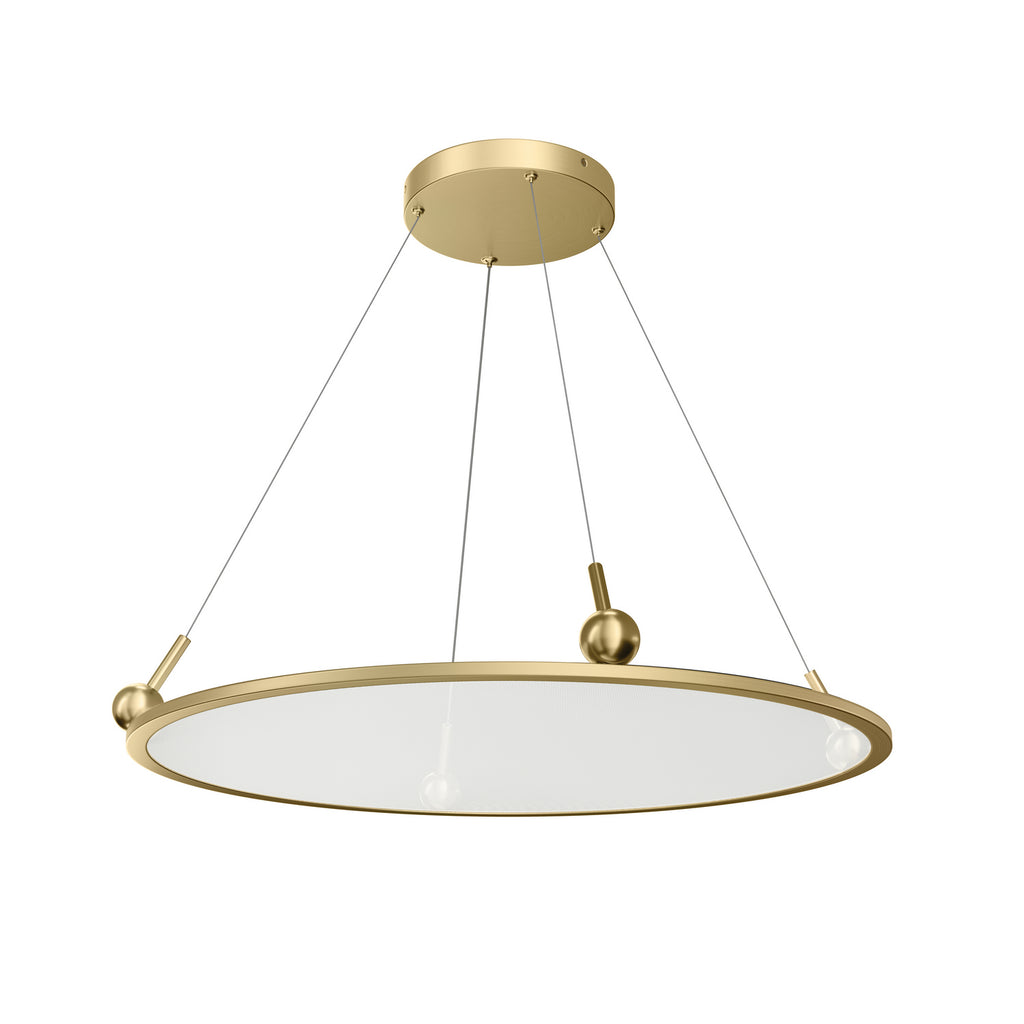 ELAN 84314CG Jovian Edgelit Chandelier - Champagne Gold