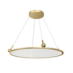 ELAN 84314CG Jovian Edgelit Chandelier - Champagne Gold