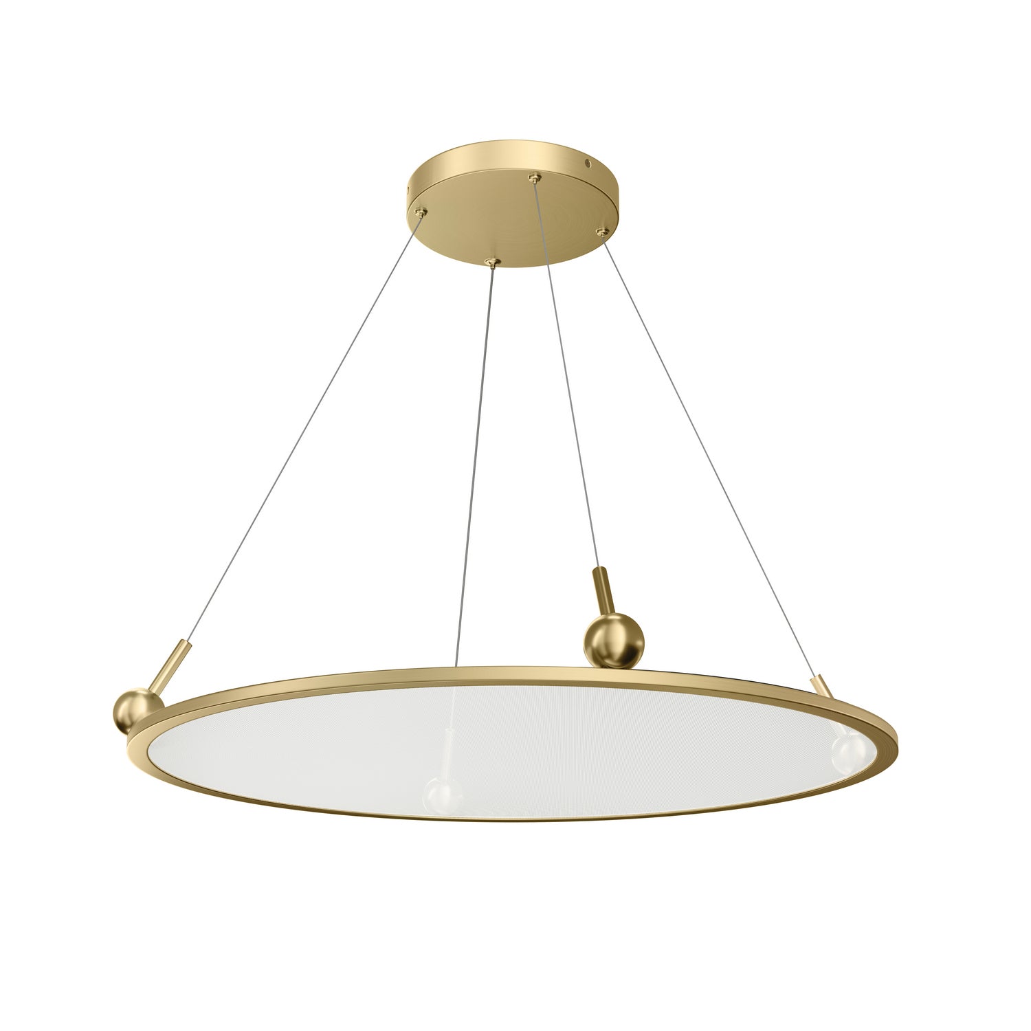 ELAN 84314CG Jovian Edgelit Chandelier - Champagne Gold