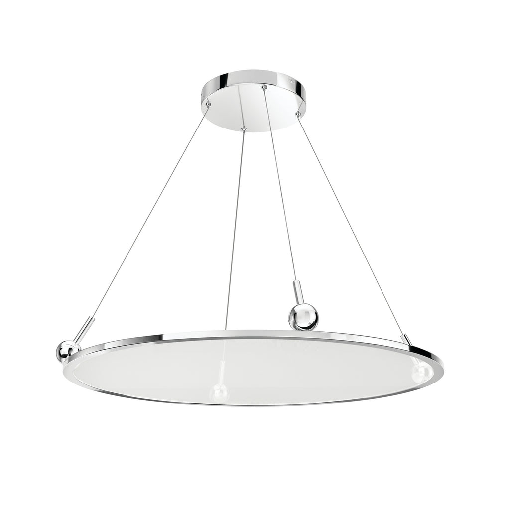 ELAN 84314CH Jovian Edgelit Chandelier - Chrome