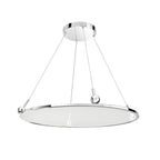ELAN 84314CH Jovian Edgelit Chandelier - Chrome