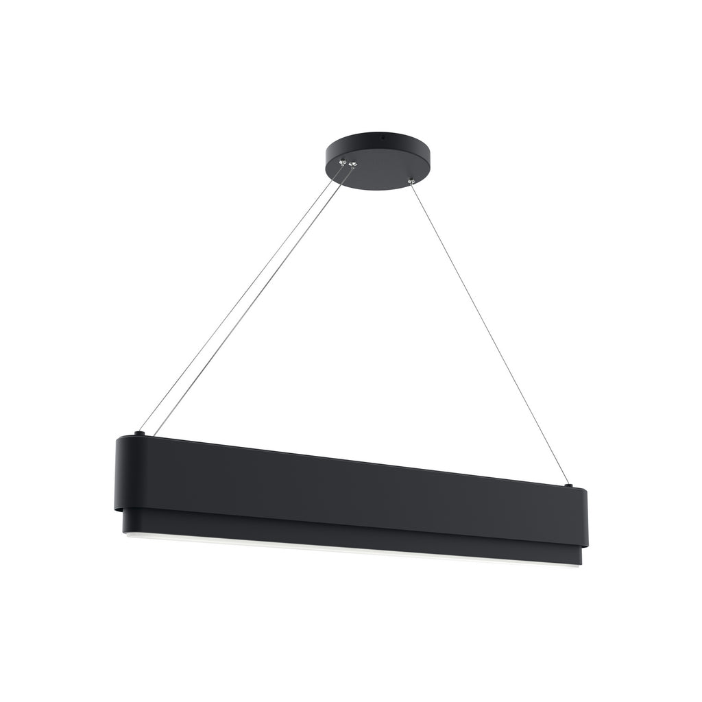 ELAN 84316MBK Walman Linear Chandelier - Matte Black