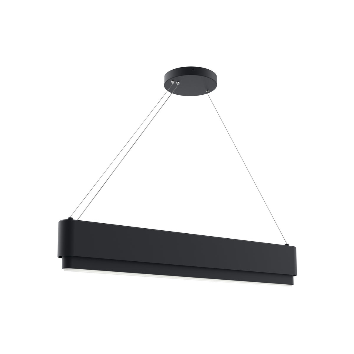 ELAN 84316MBK Walman Linear Chandelier - Matte Black