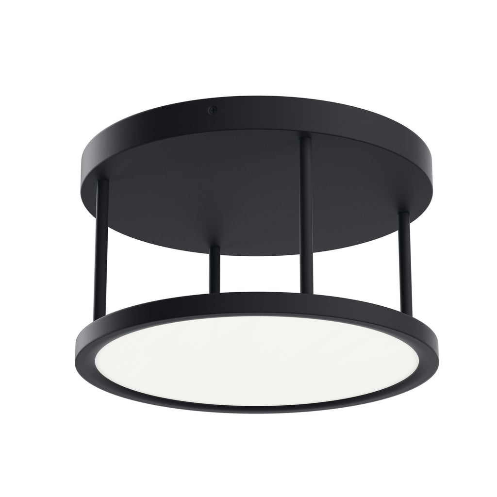 ELAN 84319MBK Lavi Semi-flush - Matte Black