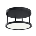 ELAN 84319MBK Lavi Semi-flush - Matte Black