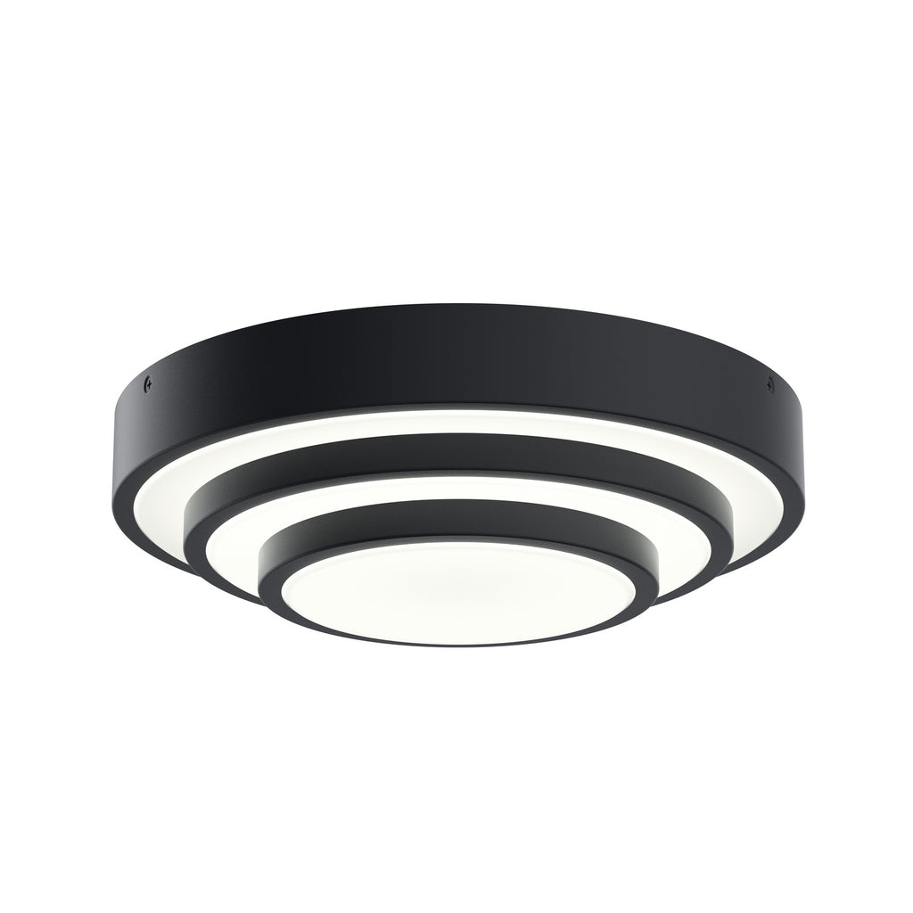 ELAN 84320MBK Dombard Flush Mount - Matte Black