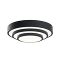 ELAN 84320MBK Dombard Flush Mount - Matte Black
