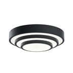 ELAN 84320MBK Dombard Flush Mount - Matte Black