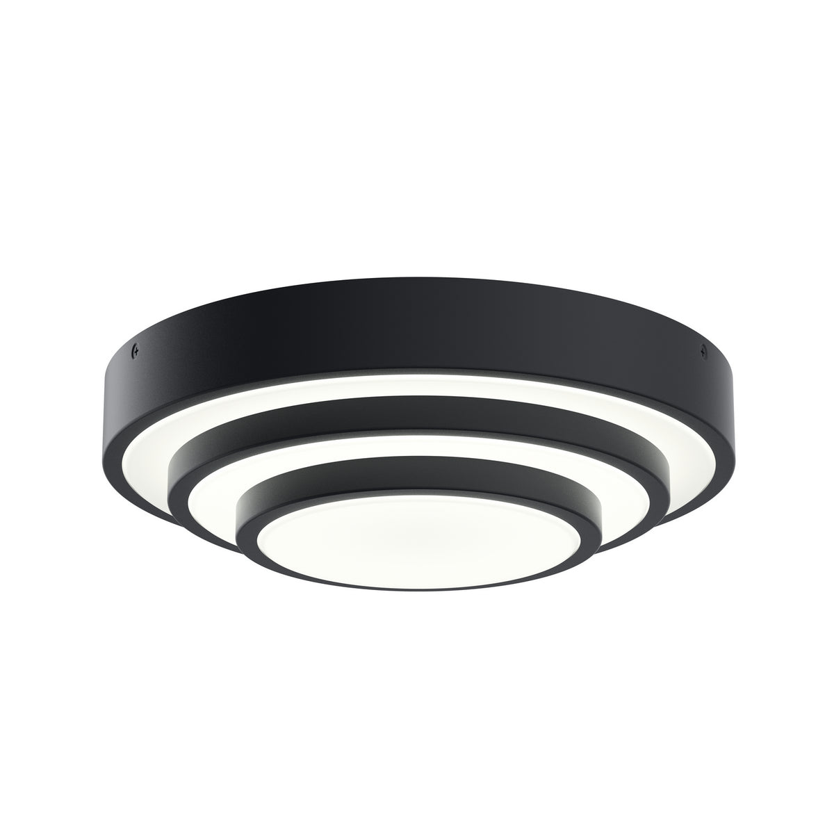 ELAN 84320MBK Dombard Flush Mount - Matte Black