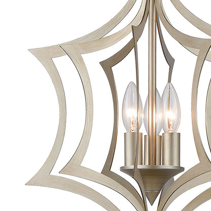 ELK SHOWROOM 12062/3 Delray 15'' Wide 3-Light Pendant - Aged Silver