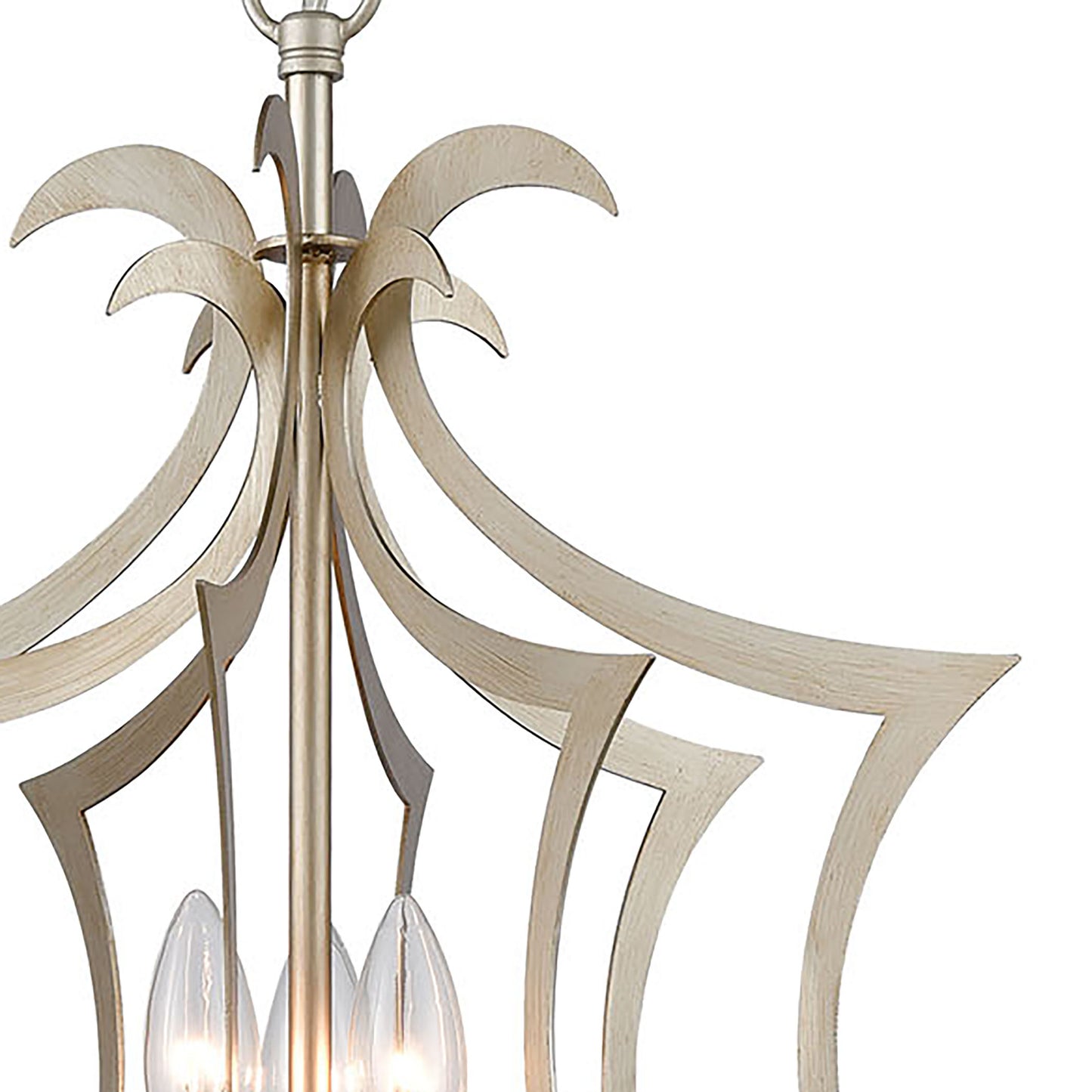 ELK SHOWROOM 12062/3 Delray 15'' Wide 3-Light Pendant - Aged Silver