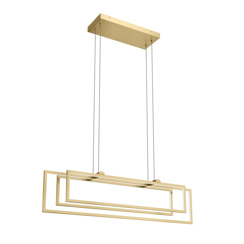 ELAN 84322CG Jestin Linear Chandelier - Champagne Gold