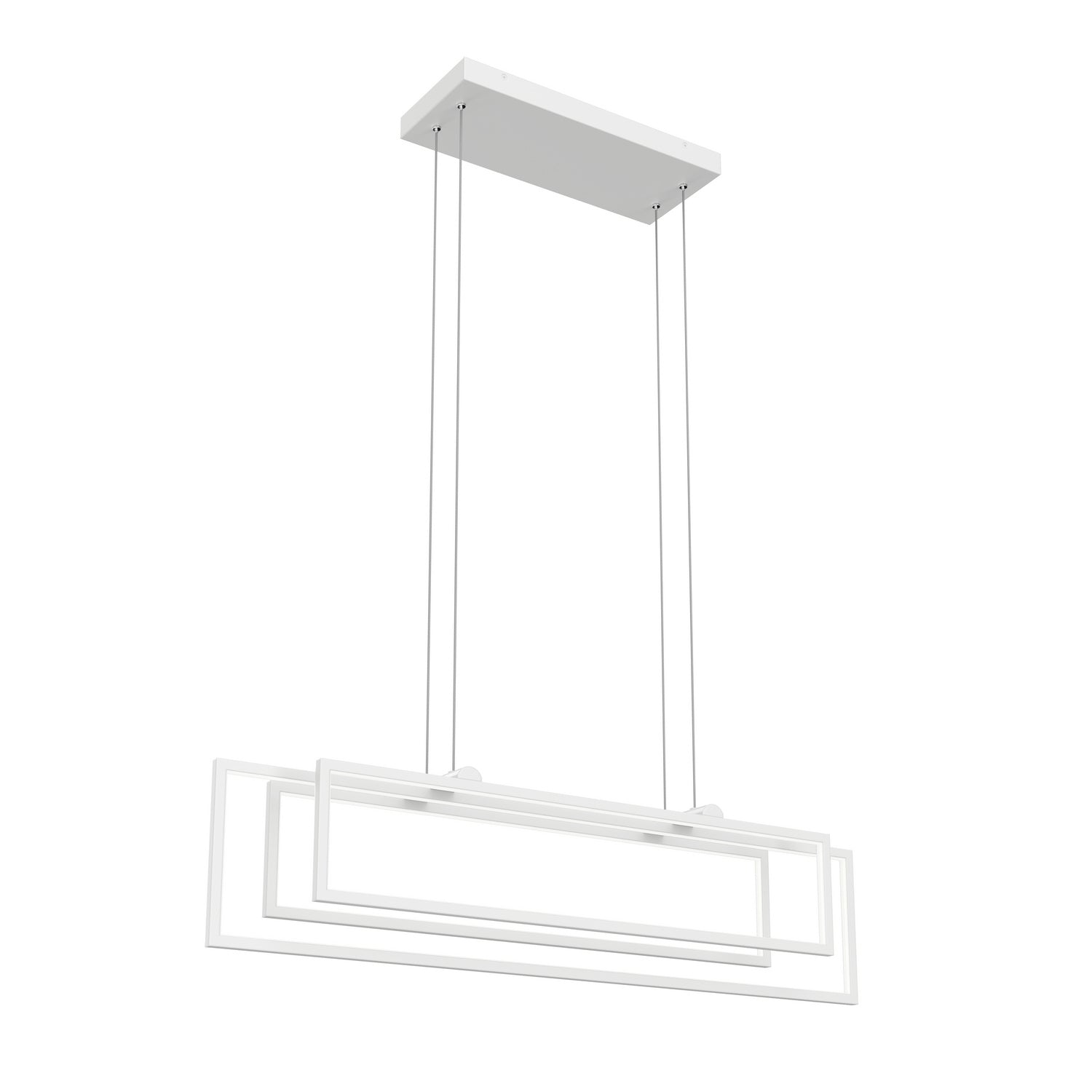 ELAN 84322WH Jestin Linear Chandelier - White