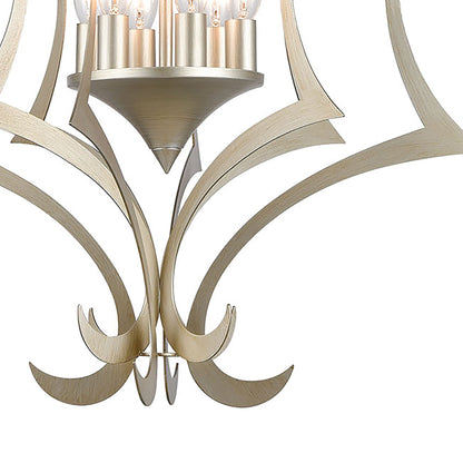 ELK SHOWROOM 12063/6 Delray 21'' Wide 6-Light Pendant - Aged Silver