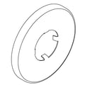 KOHLER Escutcheon Brass - Vibrant Brushed Moderne Brass, K-1207242-2MB