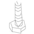 KOHLER Screw, 10-24 X 0.625, Round Head, K-1211513