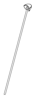 KOHLER Assembly, Lift Pull - Polished Chrome, K-1212347-CP