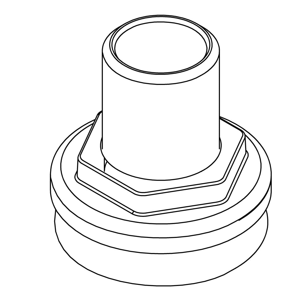 KOHLER Urinal Spud Assembly, K-1212716