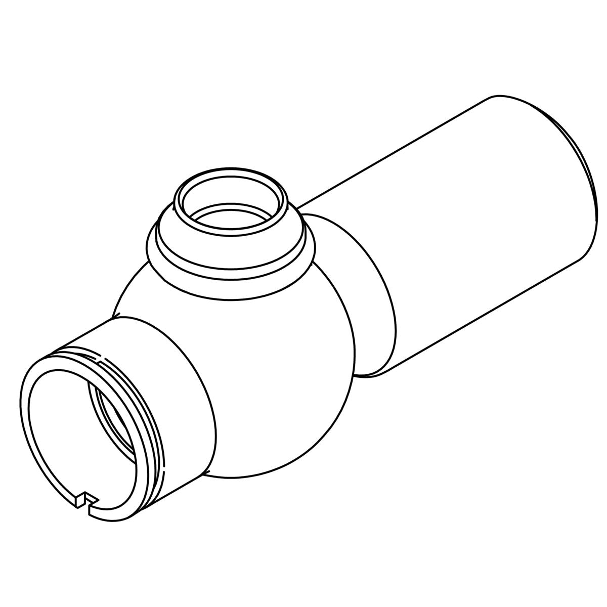 KOHLER Body, Lower Valve Wm - Oil-Rubbed Bronze, K-1213028-2BZ