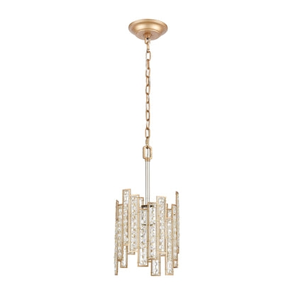 ELK SHOWROOM 12132/1 Equilibrium 8'' Wide 1-Light Mini Pendant - Matte Gold