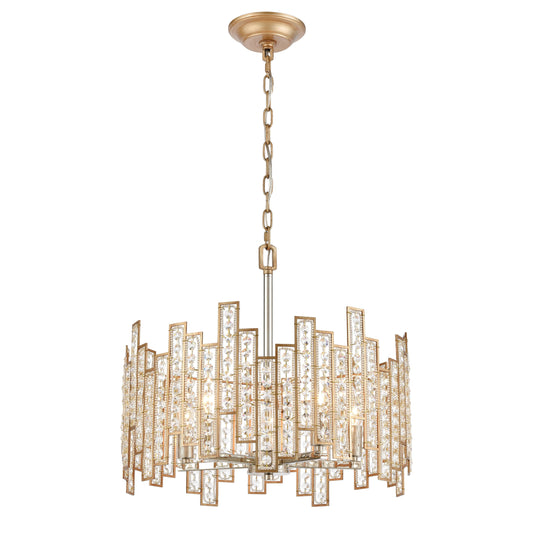 ELK SHOWROOM 12134/5 Equilibrium 19'' Wide 5-Light Chandelier - Matte Gold