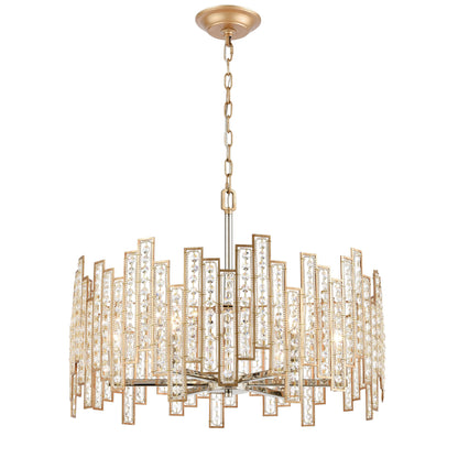 ELK SHOWROOM 12135/6 Equilibrium 24'' Wide 6-Light Chandelier - Matte Gold