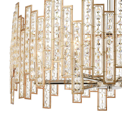 ELK SHOWROOM 12135/6 Equilibrium 24'' Wide 6-Light Chandelier - Matte Gold