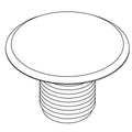 KOHLER Plug, Lever Hole - Ice Grey, K-1213916-95