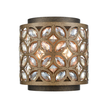 ELK SHOWROOM 12150/2 Rosslyn 9'' High 2-Light Sconce - Mocha