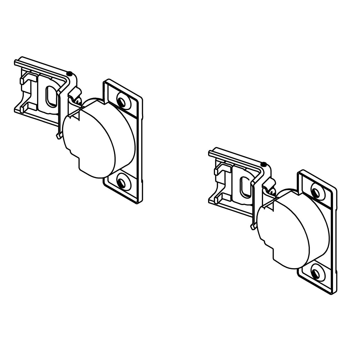 KOHLER K-1215253 Hinge Kit, Verdera Slow Close