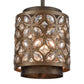 ELK SHOWROOM 12152/1 Rosslyn 8'' Wide 1-Light Mini Pendant - Mocha